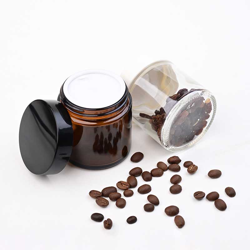 Coffee Tea Containers - ポータブルコーヒー豆保存ガラス瓶 130 ミリリットル防塵防湿使用ドライフルーツ、茶葉、コーヒー粉の保存に使用