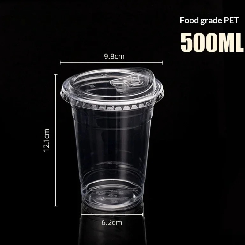 Coffee Tea Latte - 10個入り使い捨てパック入りインターネットで人気のドゥドゥカップ冷たい飲み物用プラスチックカップ、コーヒー、ココナッツミルク、ラテ、紅茶、PET飲料カップ