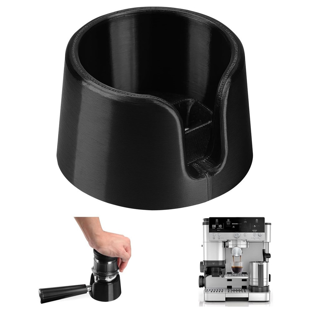 Coffee Tea Holder - 1個入りコーヒーポルタフィルターホルダー、エスプレッソタンパーステーションスタンド、バリスタアクセサリー用コーヒーフィルターブラケット