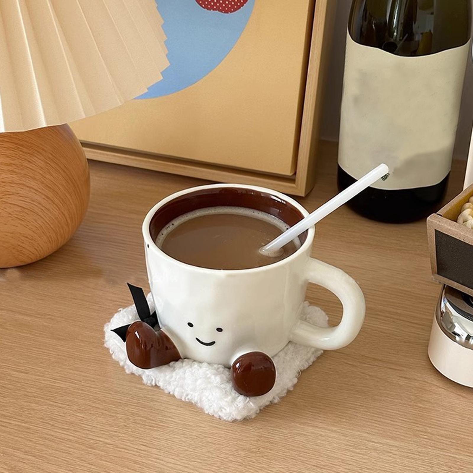 Coffee Tea Latte - 面白いコーヒーマグカップ、愛らしい家庭用キッチン食器、セラミック製コーヒー・ティーカップ、ワイン、ラテ、水、ホットココア、冷たい飲み物、温かい飲み物用