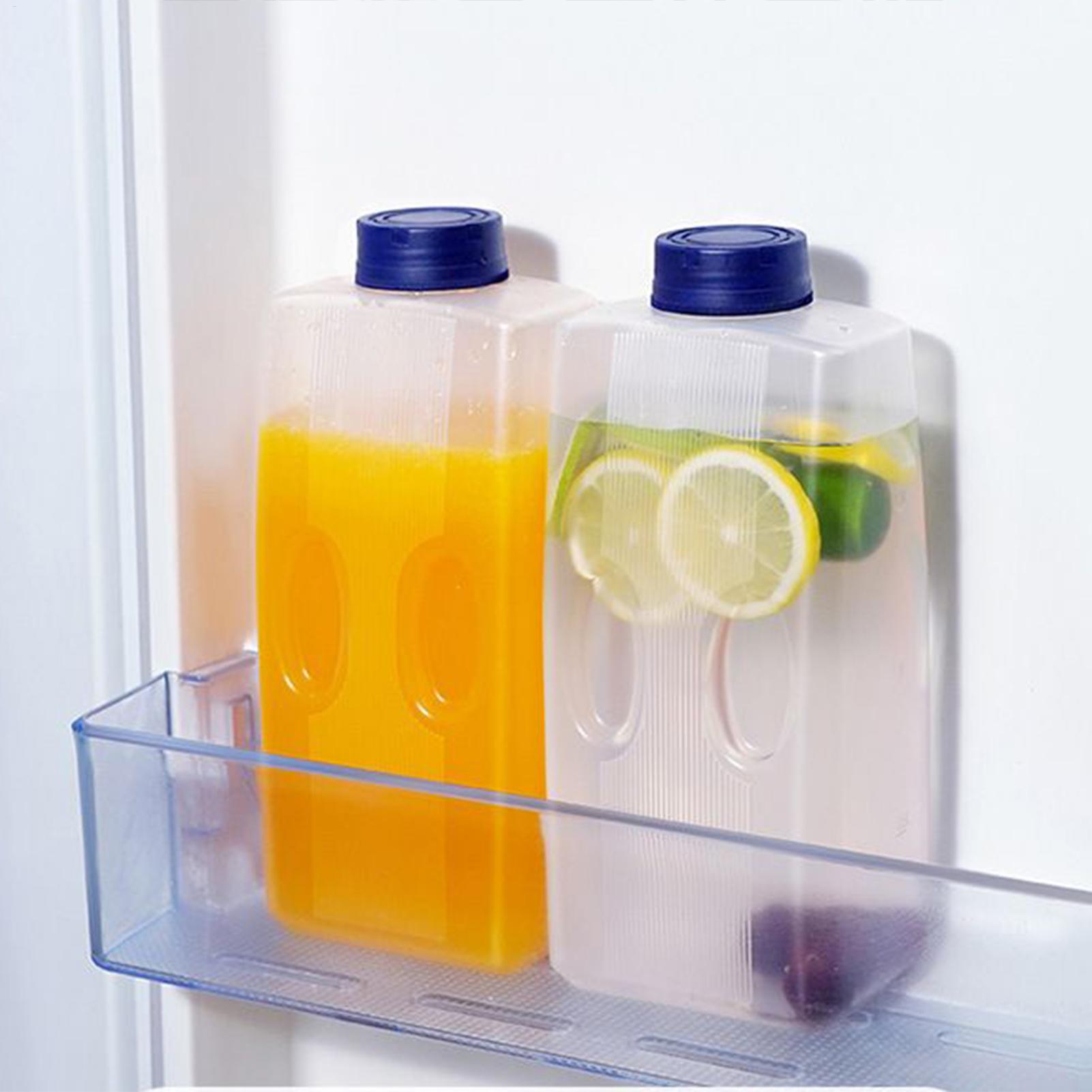 Coffee Tea Containers - 2Lジュースディスペンサー、漏れ防止飲料容器、目盛り付き、耐熱耐冷、紅茶、コーヒー、牛乳、冷蔵庫、ピクニック、ハイキングに最適