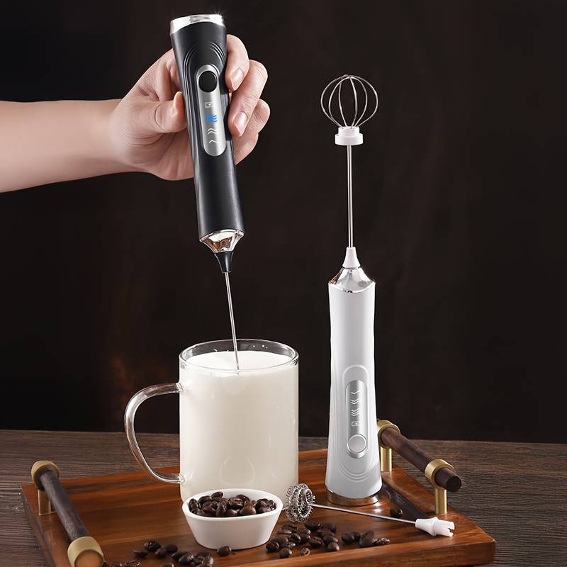 電動ミルク泡立て器 + エッグビーター ワイヤレス Type - Coffee Tea Milk のレビューと価格
