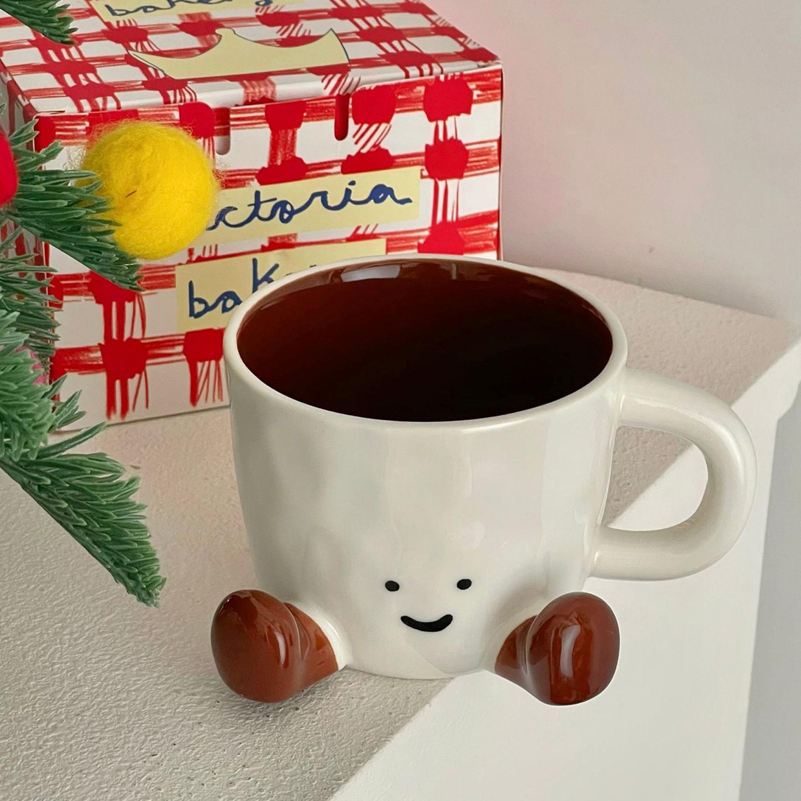 面白いコーヒーマグカップ、愛らしい家庭用キッチン食器、セラミ - Coffee Tea Latte のレビューと価格