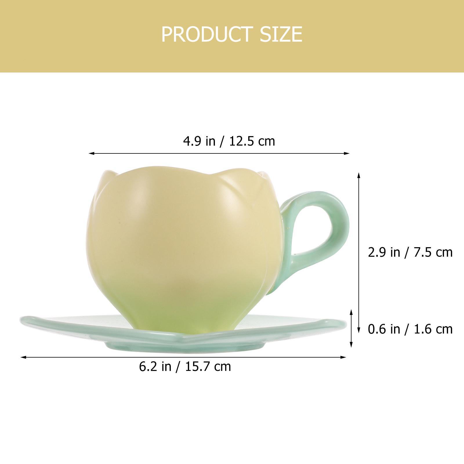 セラミック製コーヒーカップとソーサーのセット、多機能ドリンク - Coffee Tea Drinks のレビューと価格