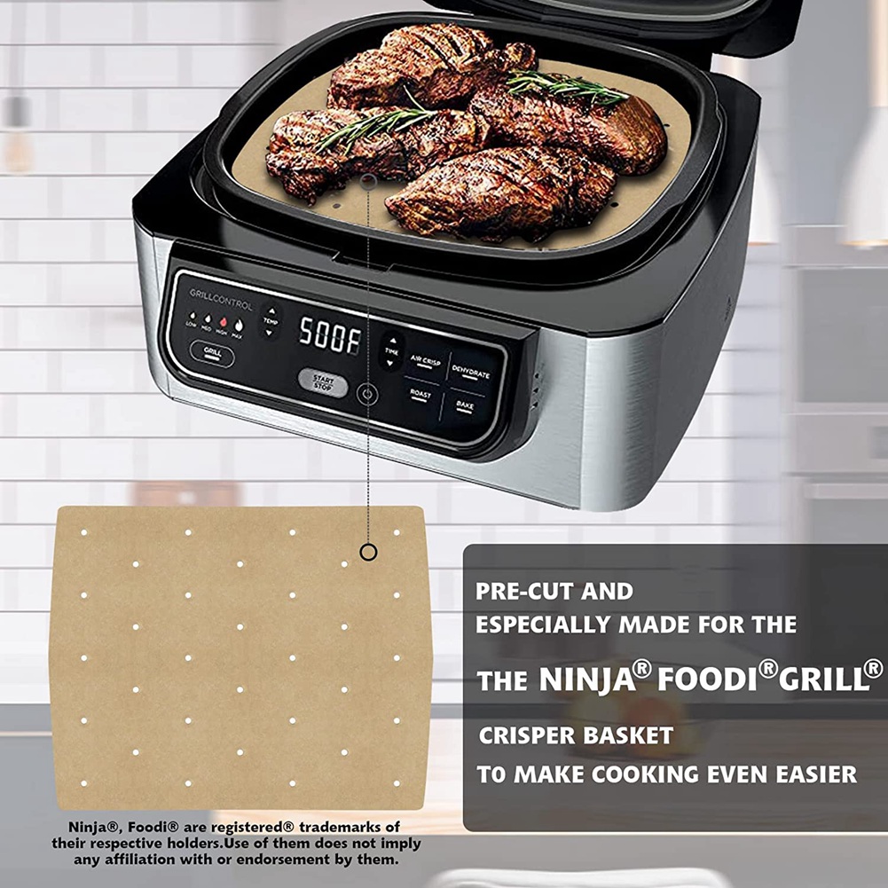 A74X 200 個エアフライヤー紙空気穴エアフライヤークッ - Ninja Air Fryer Af101 のレビューと価格