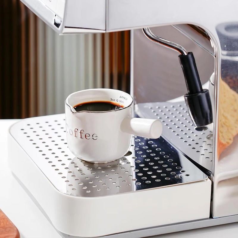 ミニセラミックコーヒーカップハンドル付き V 字型注ぎ口ミル - Coffee Tea Latte のレビューと価格