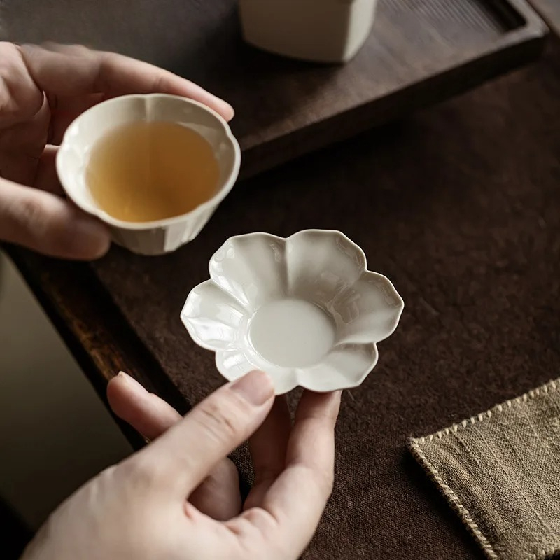植物灰ひまわりコースター高級コーヒーカップ用ベース家庭用断熱 - Tea Coffee Pot Set のレビューと価格