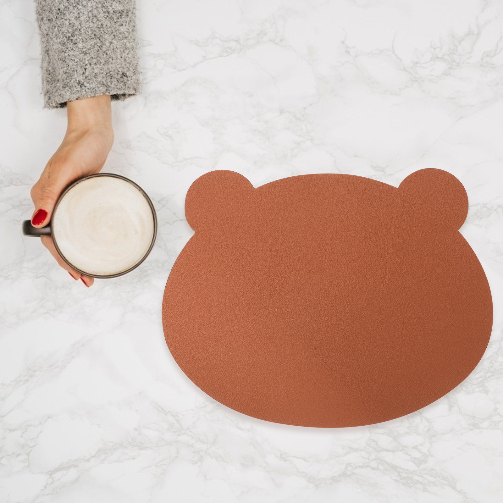 1 個動物の形の断熱カップマット防水コースターコーヒー茶ホッ - Coffee Tea Drinks のレビューと価格