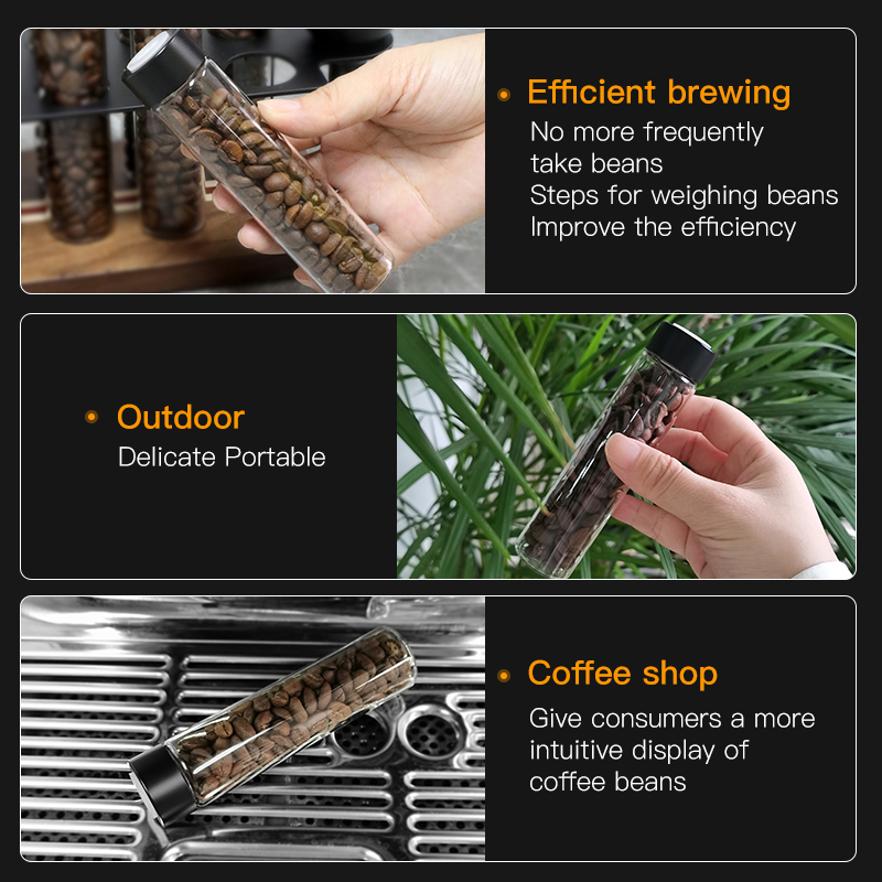 AliKisscafe コーヒー豆収納容器ディスプレイラック - Coffee Tea Containers のレビューと価格