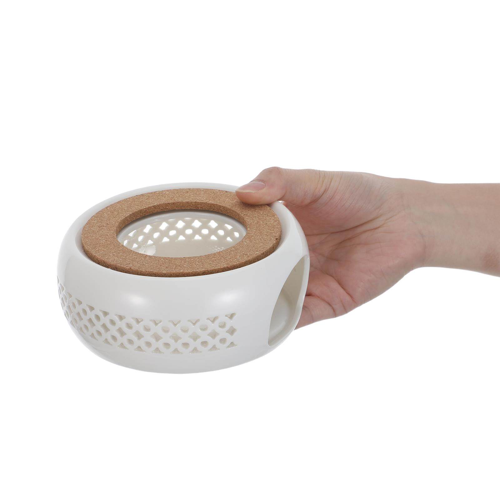 1セット セラミック製ティーポットウォーマー エレガントな加 - Coffee Tea Milk のレビューと価格