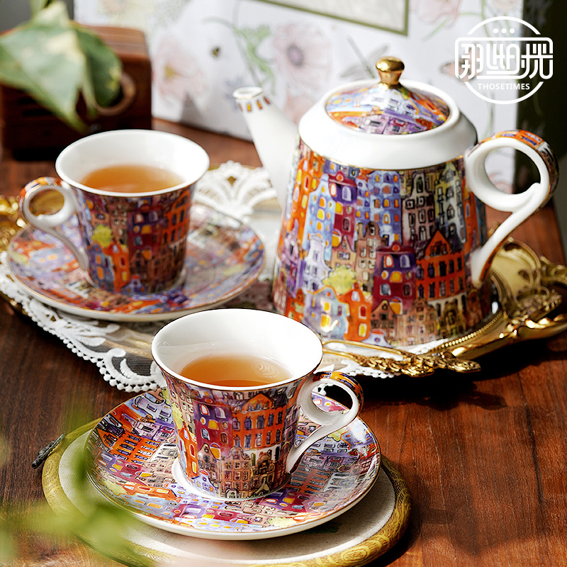 絶妙な高級イギリス式アフタヌーンティーカップティーセット、ヨ - Tea Coffee Pot Set のレビューと価格