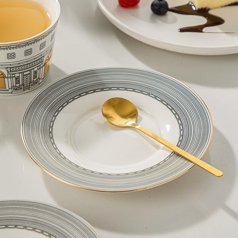 ヨーロッパの建築用カップアンドソーサー,コーヒーマグ,フレン - Tea Coffee Pot Set のレビューと価格